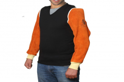 Konçlu Süet Deri Kaynakçı Kolluğu